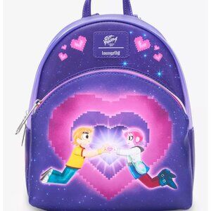 Loungefly: Scott Pilgrim vs The World: "Digital Love" Mini Backpack [NWT] 8-bit